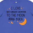 thumbnail image 4 of Inktastic I Love My Great Auntie To The Moon and Back Youth T-Shirt, 4 of 5