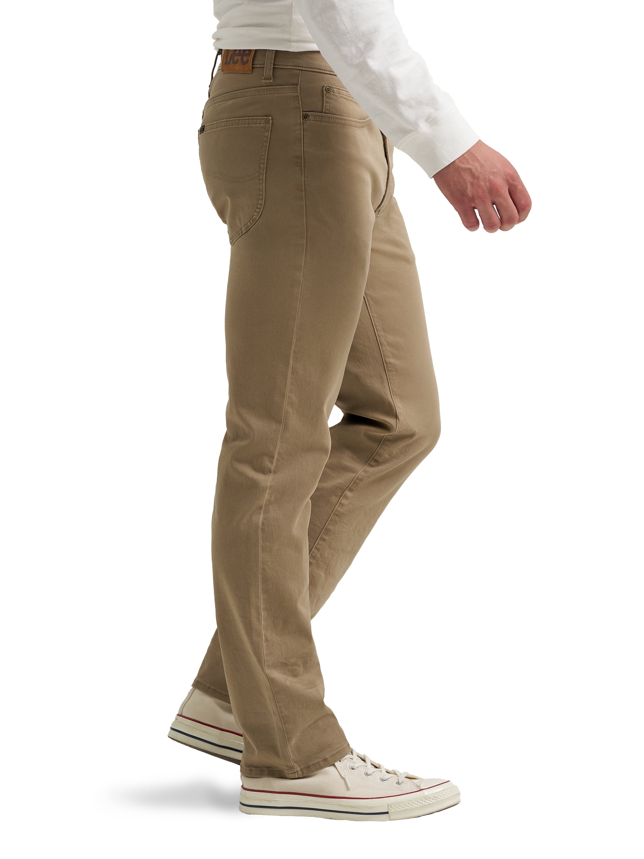 Lee Men's 5-Pocket Twill Pant - Walmart.com