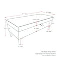 thumbnail image 5 of CorLiving Perry Velvet Storage Ottoman, 5 of 5