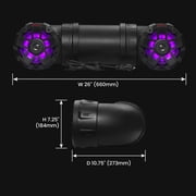 BOSS Audio Systems ATV65BRGB 6.5 Bluetooth ATV Speakers, Weatherproof Marine-Grade UTV Sound System
