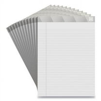 TRU RED TUD24419934 8.5 x 11.75 in. Narrow Rule Notepads, White - Pack of 12
