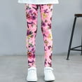 thumbnail image 3 of Popvcly Leggings for Girls Soft Comfortable Leggings for Kids in 1t to 9 Years Ankle Length Girls Printed Leggings, 3 of 4