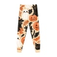 thumbnail image 7 of Futezty Toddler Boys Girls Halloween Pumpkin Pajamas Cute Ghost Print Pjs for Boy Jammies Little Kids Sleepwear Clothes Sets 2T-9T, 7 of 7