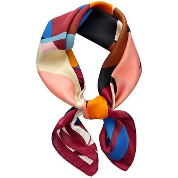 HLSOHJP Satin Scarves Women Fashion Silk Head Scarf Neck Scarves Headwrap Scarf Headscarf Headband Purse Accessories