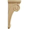 thumbnail image 3 of Ekena Millwork 6 1/4"W x 10"D x 22"H Scroll Corbel, Cherry, 3 of 4