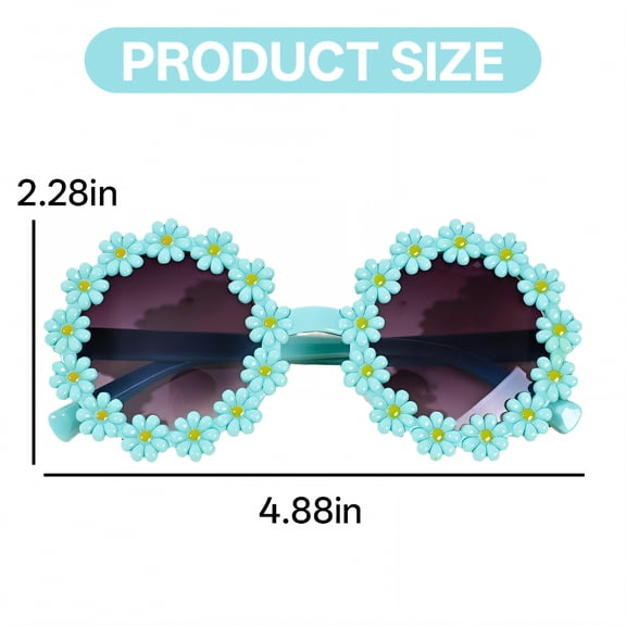 GJX 5Pcs Baby Sunglasses Toddler Sunglasses Boys Age 3-5 Cute Sunglasses,Style