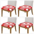 thumbnail image 2 of KLL Maple Leaves1 Pattern Seat Covers for Dining Room Chairs,Washable Chair Seat Chair Covers Seat Protector-Four Pieces, 2 of 7