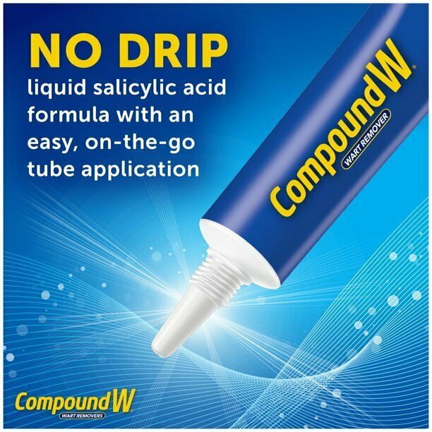 8 Pack Compound W Wart Remover Maximum Strength Salicylic Acid Fast Acting Gel 0.25 oz