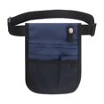 thumbnail image 3 of Riñonera con cinturón organizador de enfermera, almacenamiento con soporte organizador de cinturón de utilidad, bolsa de enfermería, estuche de Azul oscuro BLESIY Riñonera de enfermera, 3 of 8