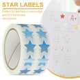 thumbnail image 4 of Star Stickers Roll 1/2", 1000 Pcs Metallic Foil Stars Self-Adhesive Labels, Metallic Blue, 4 of 6