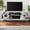 60 inches Tv Table+Diamond Crystal Doors+Silver Mirror, variant on LHYY 47 Inch Mirror TV Media Console with Diamond Glass Doors,Dual Door Design and Open Storage Space,Compatible with 50-Inch TVs Modern Decor for Living Room Bedroom