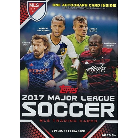 - 2017 Topps MLS Soccer Unopened Blaster Box of Packs with One GUARANTEED AUTOGRAPHED Card Per Box