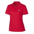 thumbnail image 2 of Women's Cutter & Buck  Red Indianapolis Indians Clique Spin Eco Performance Pique Women's Polo, 2 of 3
