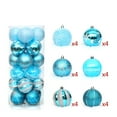 thumbnail image 3 of Uutvmp 24PCS Christmas Ball Ornament Pendant Party Supplies Tree Hanging Plastic Ball For Christmas Tree Decoration 6cm/2.36in, 3 of 5