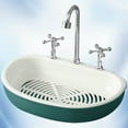 thumbnail image 6 of Himition 1Pc Creative Suction Cup Soap Holder No Hole Draining Soap Dish Tray for Shower Bathroom Kitchen (Green Lake), 6 of 6