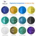 thumbnail image 4 of Rolio Mica Powder - Pearlescent Pigment Powder - Mixing and Color Blending for Epoxy Resin, Soap, Nails & DIY Crafts - 10g, 12 Jars, Summer Mountains, 4 of 9