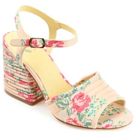 

Journee Collection Womens Charmaine Tru Comfort Foam Layered Block Heel Sandals