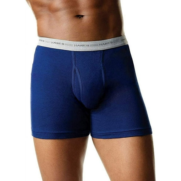 Hanes Men's 10-Pack Boxer Briefs Large, Assorted Exposed - 10 Pack