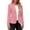 Pink, variant on Cmfcve Blazers for Women Long Sleeve Single Button Business Casual Blazers Notch Lapel Lightweight Open Front Work Suit Jacket