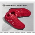 thumbnail image 6 of LUCKY STEP Retro Fashion Sneakers Lightweight Comfort Casual Shoes,Red,Womens, 6 of 10