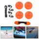 thumbnail image 5 of Parche con almohadilla de anillo en D, conjunto de accesorios de cuerda elástica, parche redondo, cuerda elástica de goma, multiusos, duradero para Naranja Sunnimix Parche de almohadilla para kayak, 5 of 7