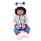 thumbnail image 2 of Decdeal Realista Reborn Baby Doll 24 Pulgadas Tamaño Grande Silicona, 2 of 6