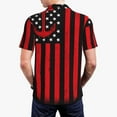 thumbnail image 6 of Salouo Nautical American Flag for Men's Short Sleeve Polo Shirts,Polo Shirts for Men Performance Short Sleeve Golf Shirt Athletic Casual Collared T-Shirt-X-Large, 6 of 8