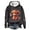 Dark Gray, variant on Cow Print Hoodie Western Holiday Graphic Pullover Sweatshirt Cozy Top