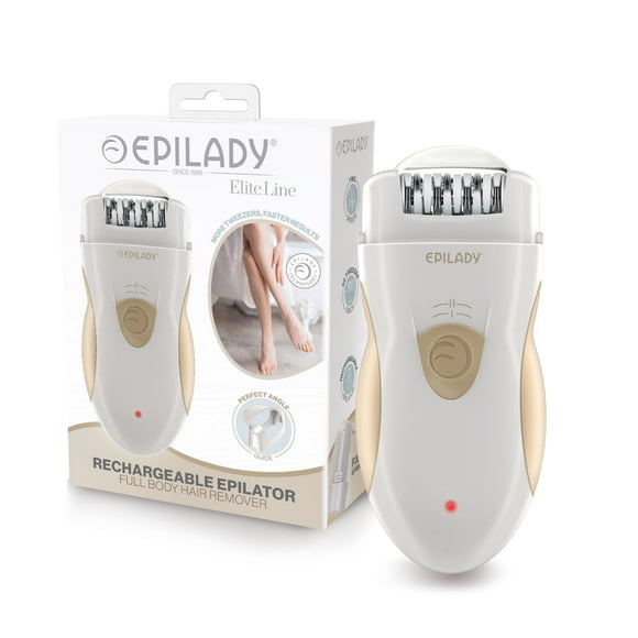 Epilady Legend 5 Rechargeable Epilator, 56 Tweezers, Dual Speed, Full-Body Epilator for Women, Auto Shut Off, Travel Case, Cleaning Brush