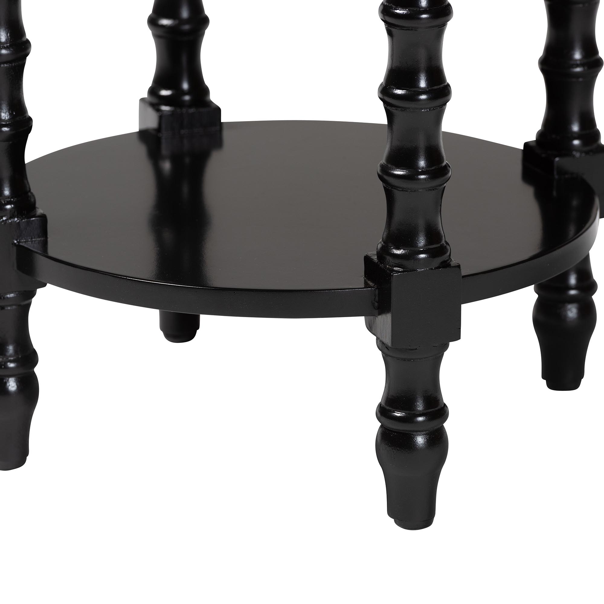 bali & pari Sally Mid-Century Nightstand, Black