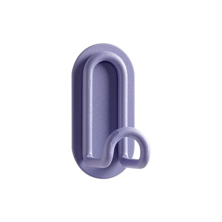 

WMYBD Gifts Punch Free Hook Strong Sticky Glue Hook Load Bearing Door Rear Wall Bathroom Kitchen Key No Nail Paste