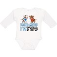thumbnail image 3 of Inktastic Moo Moo I'm 2 with Cute Holstein Cows Boys or Girls Long Sleeve Baby Bodysuit, 3 of 5