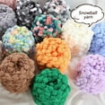 thumbnail image 3 of 1PC Colorful Rainbow Ball Yarn Pom Pom Braided Yarn DIY Handmade Knitting Crochet Blanket Cushion Floor Mat Thread Sewing Line (F), 3 of 7