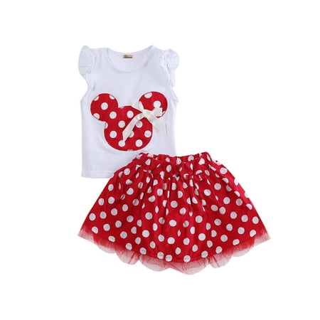 

0-4Year Baby Kid Girls Children Princess Dress Clothes Cartoon Party Skirt Mini Dress