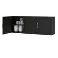 thumbnail image 5 of Systembuild Evolution Kendall 54" Wooden Wall Cabinet, Black, 5 of 11
