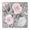 Pioneer Flower Floral-1, variant on Pioneer Flower Floral Print Pattern Square Fitted Tablecloth with Elastic Edge,Square Table Cover,Washable Elastic Table Cover for Home Kitchen Party Decor 34"x34"