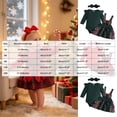 thumbnail image 4 of Ulanda Baby Girl Christmas Clothes Plaid Outfits Long Sleeve Romper Overall Skirt Dress Cute Newborn Outfit (Green, 6-9 Months), 4 of 8