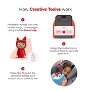 tonies Creative-Tonie (Red/Dark) Audio Toy Figurine, Age Group 3+