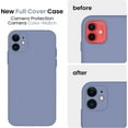 thumbnail image 4 of iPhone 11 Case, [ Edge] Upgraded [Camera Protecion] Silicone Phone Case with Soft Anti-Scratch Microfiber Lining, 6.1 inch, Lavender Gray, 4 of 13