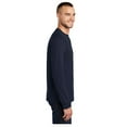 thumbnail image 3 of Port & Company Mens Long Sleeve Essential T-Shirt Deep Navy Large, 3 of 5