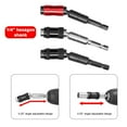 thumbnail image 3 of Universal Extension Rod, 1/4inch Shank 0-20掳 Angle Adjustable Screwdriver Bit Universal Extension Rod Chrome Vanadium Steel Drive Guide Bits Hand Tools, 3 of 8