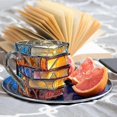 thumbnail image 4 of Artisan Handcrafted Glass Mug Inspired by Books Perfect for Coffee Enthusiasts and Book Lovers, 4 of 5