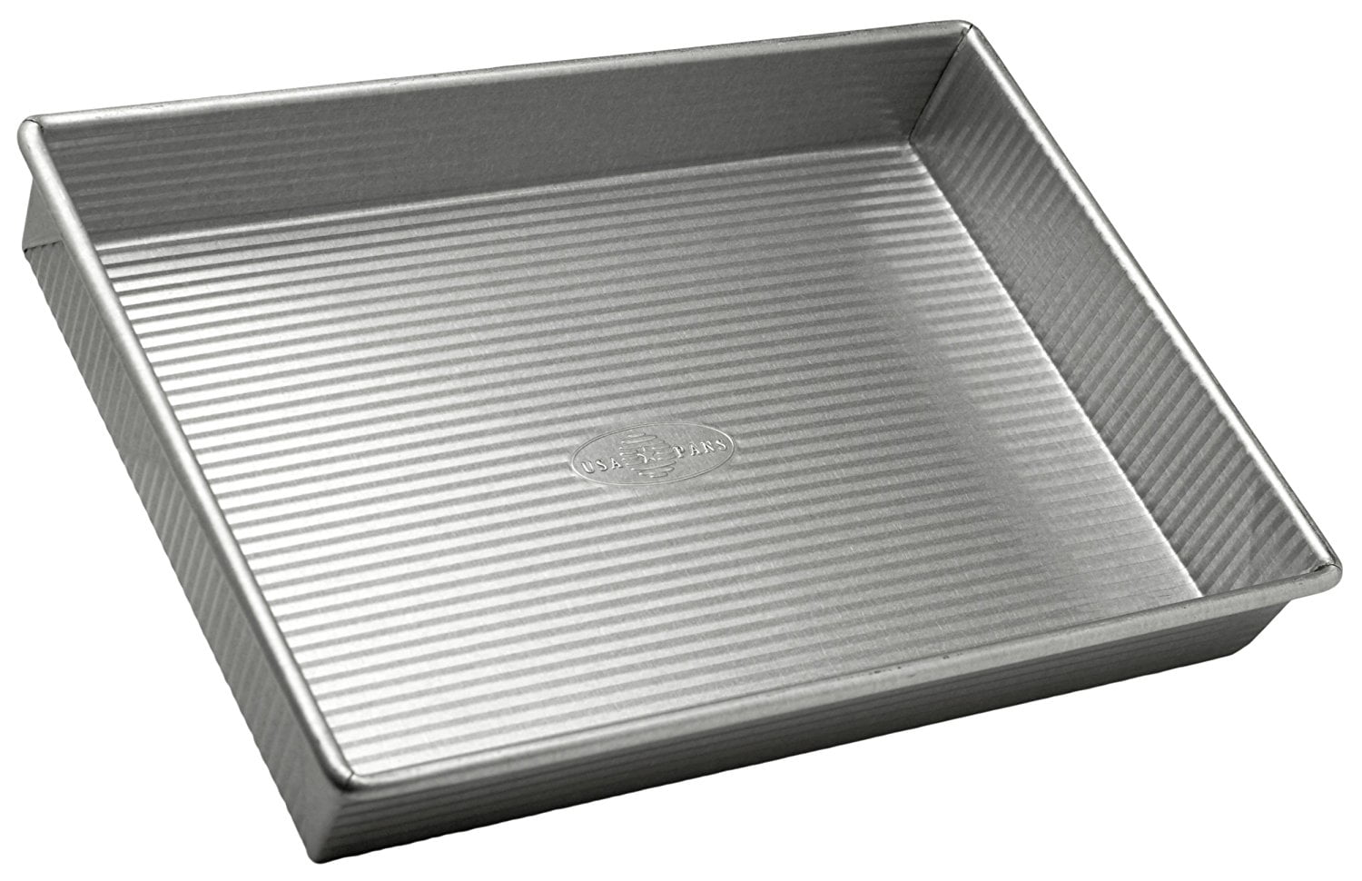 USA Pan Bakeware Round Cake Pan Made in the USA from Aluminized Steel Nonstick & Quick Release Coating 8 inch 