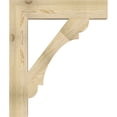 thumbnail image 3 of Ekena Millwork 6"W x 32"D x 38"H Olympic Block Rough Sawn Bracket, Douglas Fir, 3 of 4