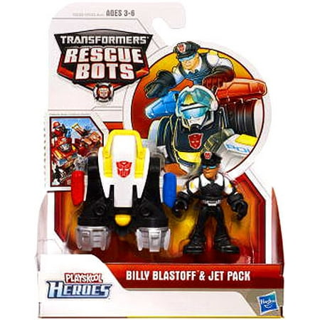 Hasbro Transformers Rescue Bots Billy Blastoff & Jet Pack Action Figures