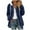 01 Navy, variant on Qeaghou Womens Winter Oversized Jackets 2025 Winter Fuzzy Fleece Teddy Coats Shaggy Sherpa Warm Hooded Jacket Overcoats