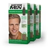Just For Men Shampoo-in Hair Dye for Men, H-15 Dark Blond/Lightest Brown, 3 Pack
