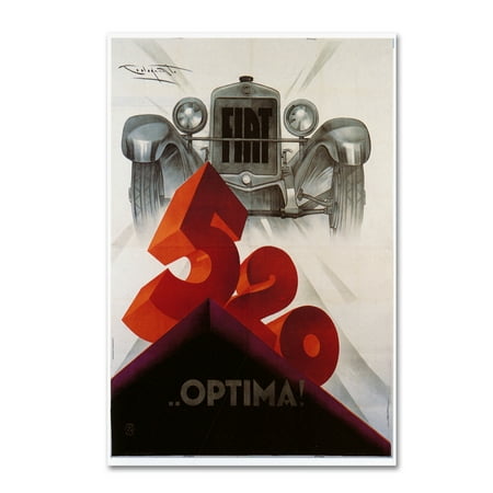 Trademark Fine Art 'Fiat 520' Canvas Art by Vintage Apple Collection