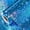 Blue, variant on LivingNest Silver Holographic Wrapping Paper Roll, Snowflakes Stars Moon Metallic Foil for Christmas, Winter Holiday, Birthday, Wedding, Engagement, Party Celebrations, Mini Roll 17 in x 32.8 ft