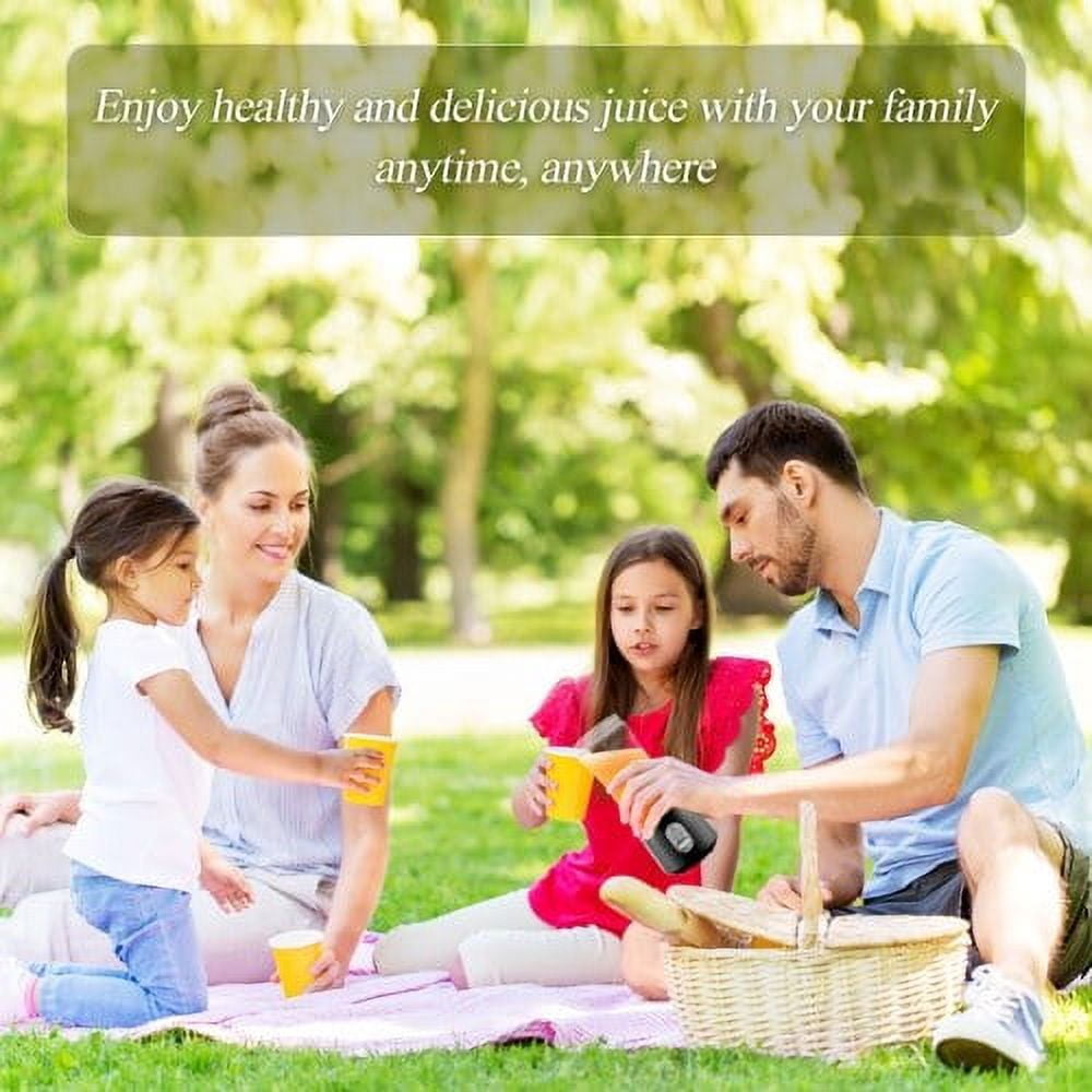 Portable Electric Blender Single Serve Fruit Juicer Mixer Cup with 4000mAh USB Rechargeable Battery for Shakes and Smoothies
